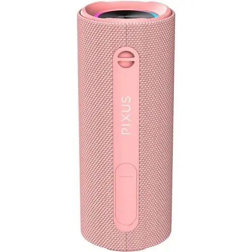 Портативна колонка 2.0 Ring, Pink, 2 x 10 Вт, Bluetooth 5.3 (TWS) Pixus teh0029033 - фото 3
