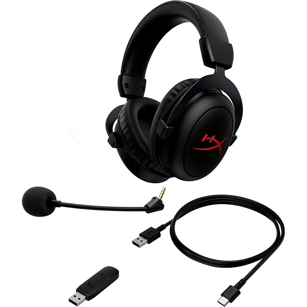 Игровые наушники HyperX Cloud II Core Wireless Black (6Y2G8AA) [97199] - фото 5