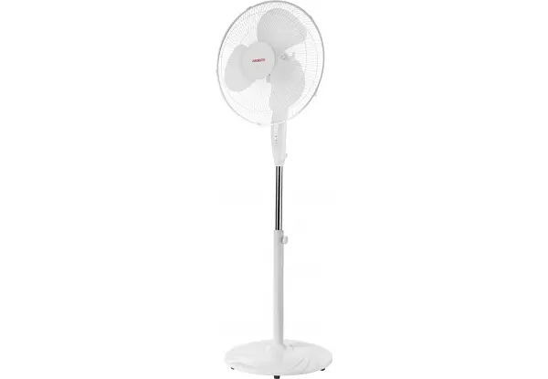 Напольный вентилятор Ardesto FN-R1608RW, White, 45W, 3 скорости, диаметр 40 см, таймер, пульт ДУ - фото 2