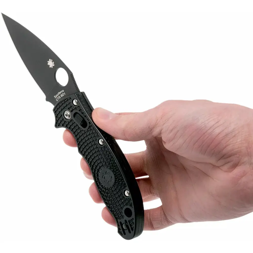 Ніж Spyderco Manix 2 Black Blade - фото 4