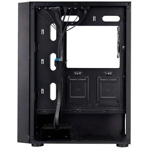 Корпус 1stPlayer Go6-BK-4FS7, Black, без БЖ, Midi Tower, ATX / Micro ATX / Mini ITX, 1xUSB 3.0 / 2xUSB 2.0, макс. CPU - 165 мм / VGA - 320 мм, 4x120 мм RGB, бічна панель із загартованого скла - фото 5