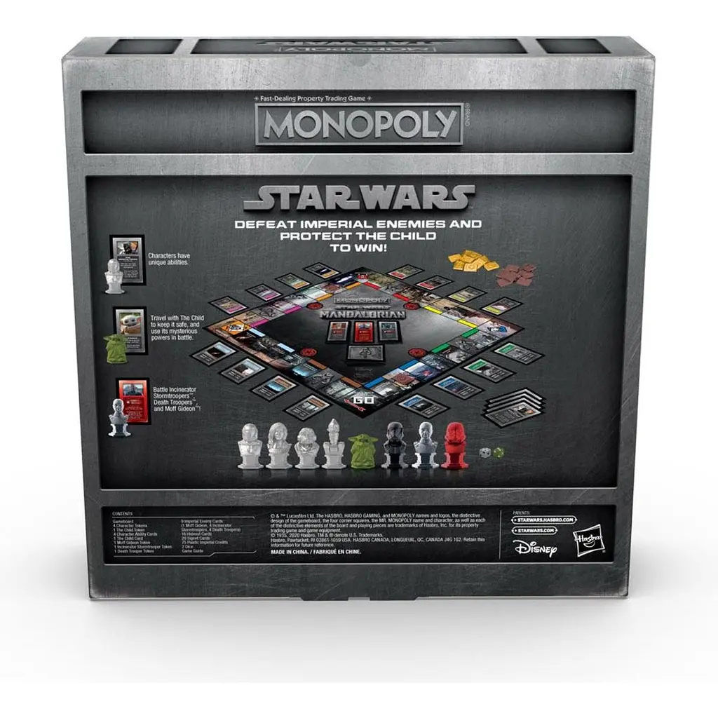 Настольная игра Hasbro The Mandalorian Monopoly Монополия Мандалорец WST Monopoly TCM (1399962968) - фото 3