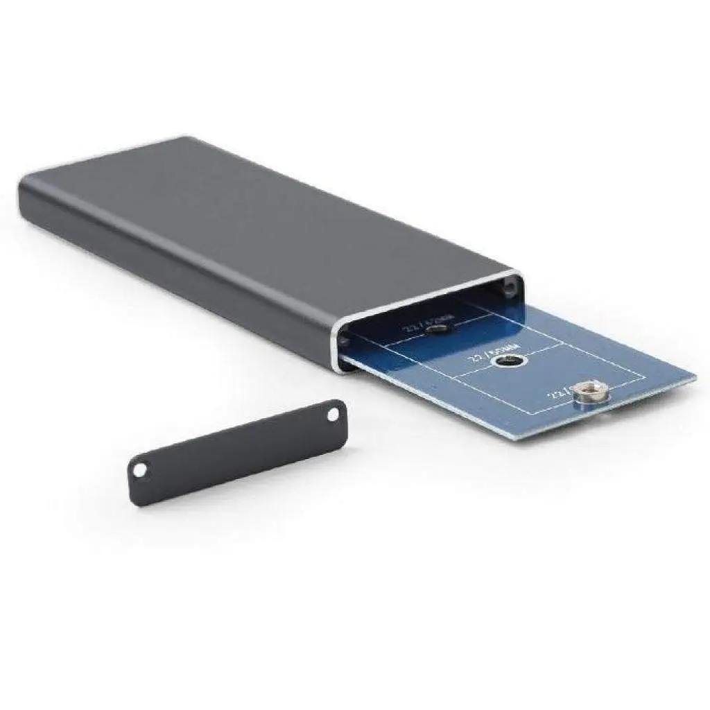Внешний карман Gembird M.2 (NGFF), USB3.0, черный (EE2280-U3C-01) - фото 2