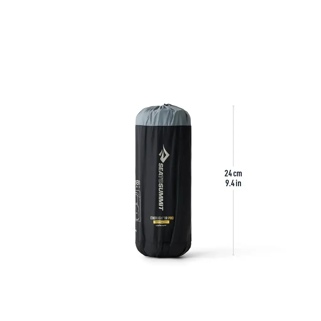 Надувной коврик Sea To Summit Ether Light XR Pro Insulated ASC Mat Large Rectangular Black (1033-STS ASL051142-320105) - фото 2
