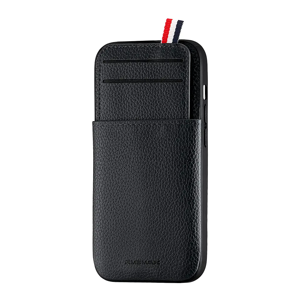 Чохол Jinduka Leather Pocket iPhone 14 Pro Black - фото 4