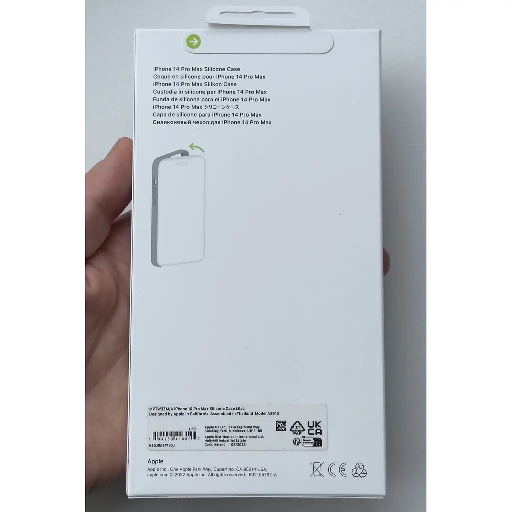 Оригінальний силіконовий чохол Apple Silicone Case with MagSafe для iPhone 14 Pro Max (6.7") Lilac MPTW3ZM/A - фото 3
