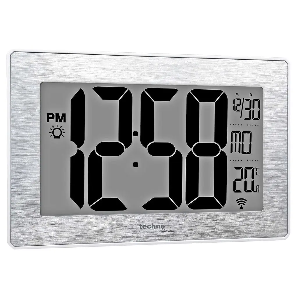 Настінний годинник Technoline WS8019 Silver (WS8019) - фото 3