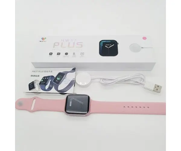 Умные часы Smart HW37 Plus Series 7 Smart Watch розовые - фото 3