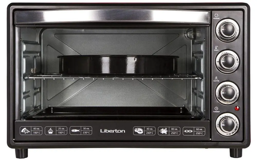 Електродуховка Liberton LEO-650 Red 65 л - фото 9
