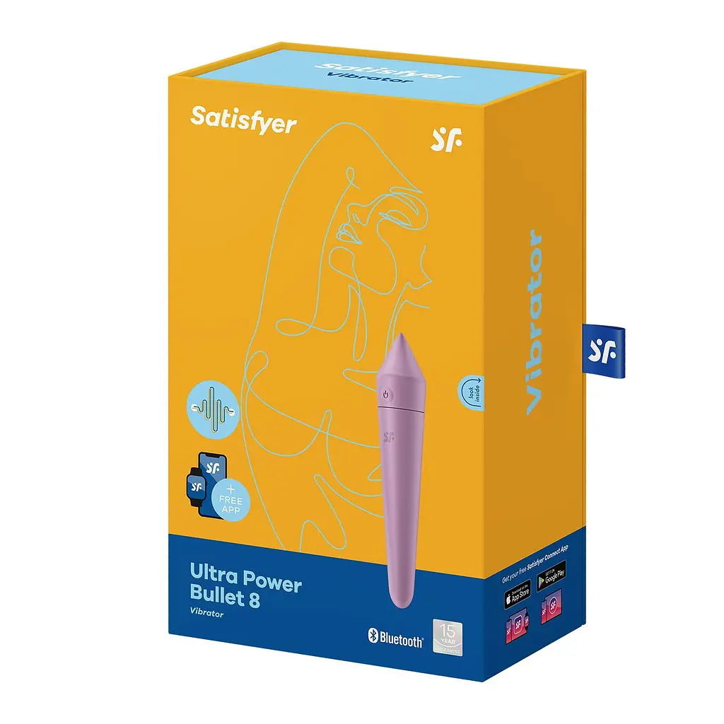 Смарт-мінівібратор Satisfyer Ultra Power Bullet 8 Lilac Satisfyer IG007755; SO5438 91912 - фото 4