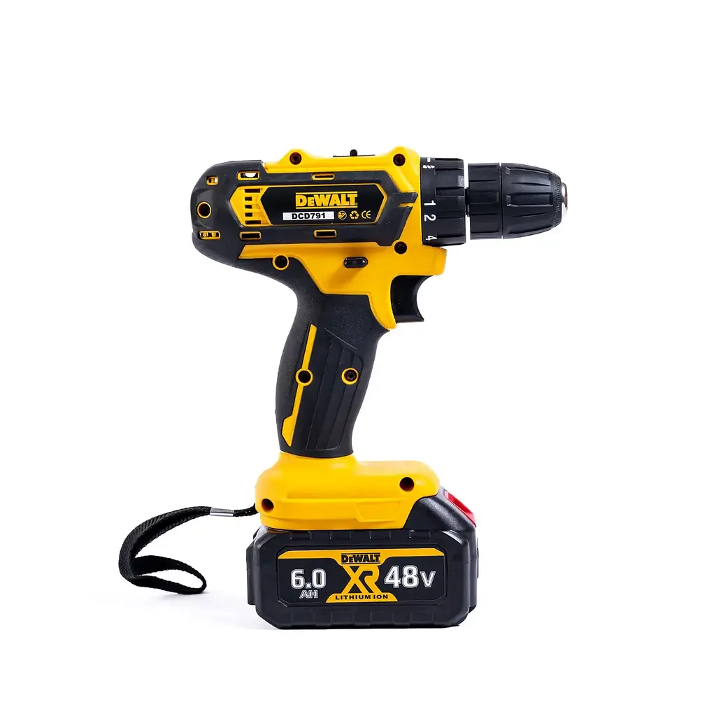 Набір акумуляторний DeWalt 3 в 1 шурупокрут перфоратор болгарка в кейсі з 2 акамуляторами 48 Вт Чорний з жовтим - фото 4