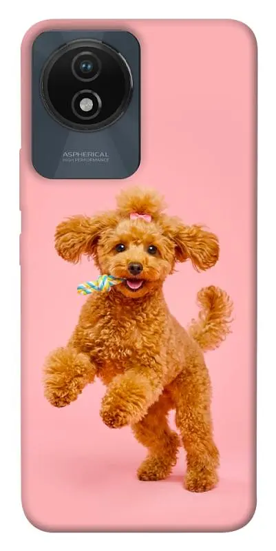 TPU чохол Demsky Happy poodle для Vivo Y02