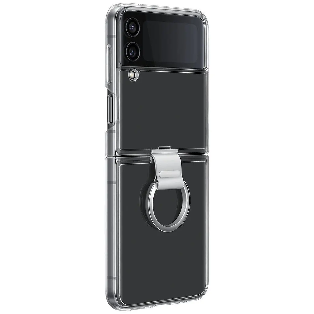 Чохол Clear Cover with Ring для Samsung Galaxy Flip 4 (F721) (EF-OF721CTEGUA) Transparent