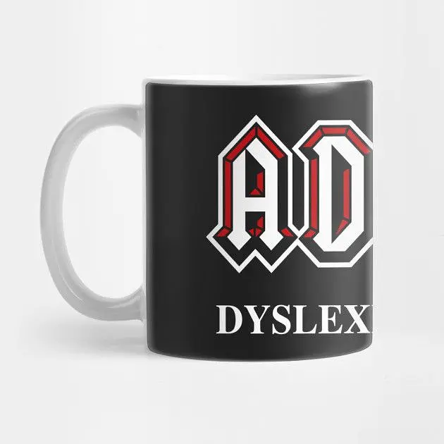 Кружка GeekLand AC DC Dyslexic Edition 330 мл белая - фото 3