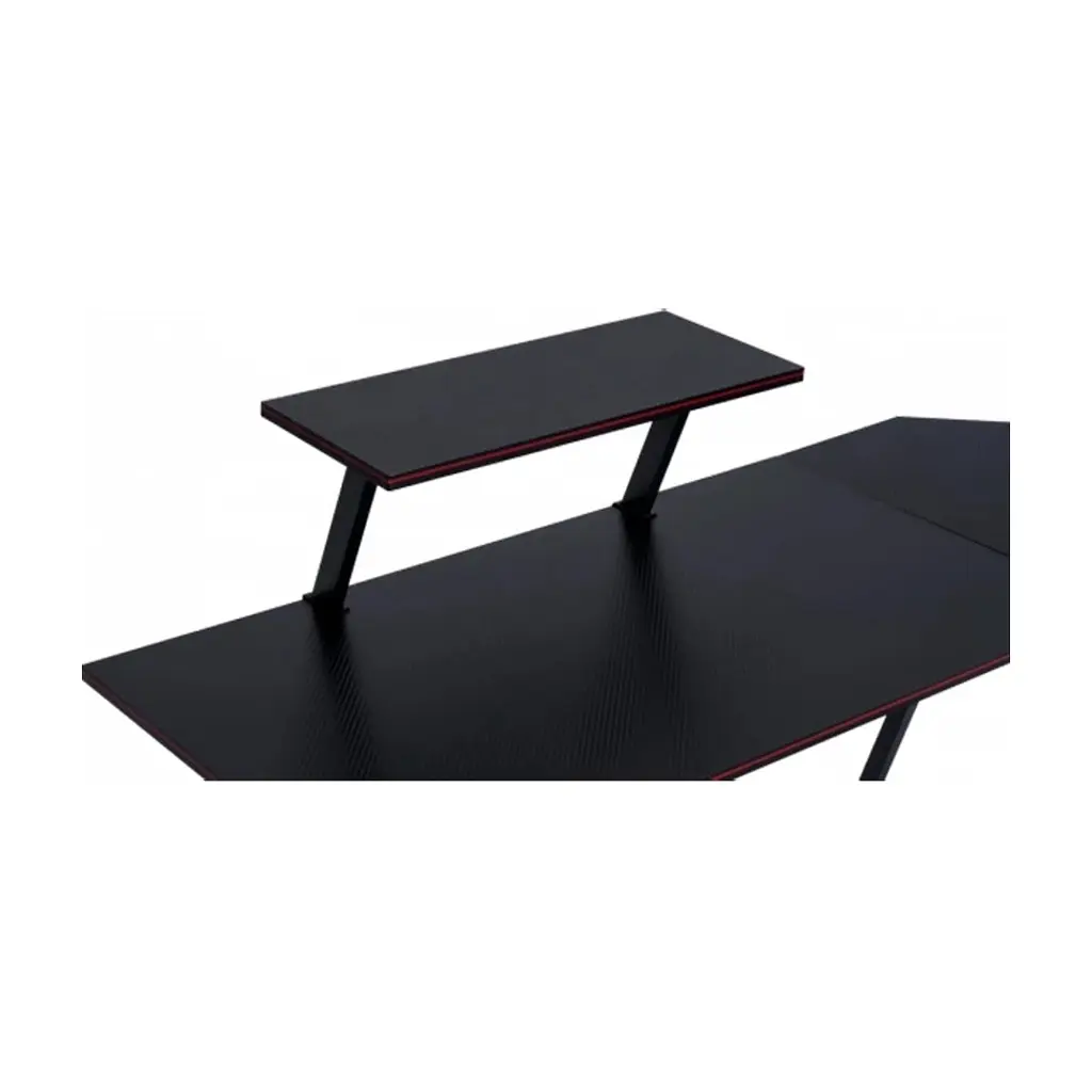Комп'ютерний стіл GT Racer T-1741 Black (T-1741 (130x130x45x73) Black) - фото 7