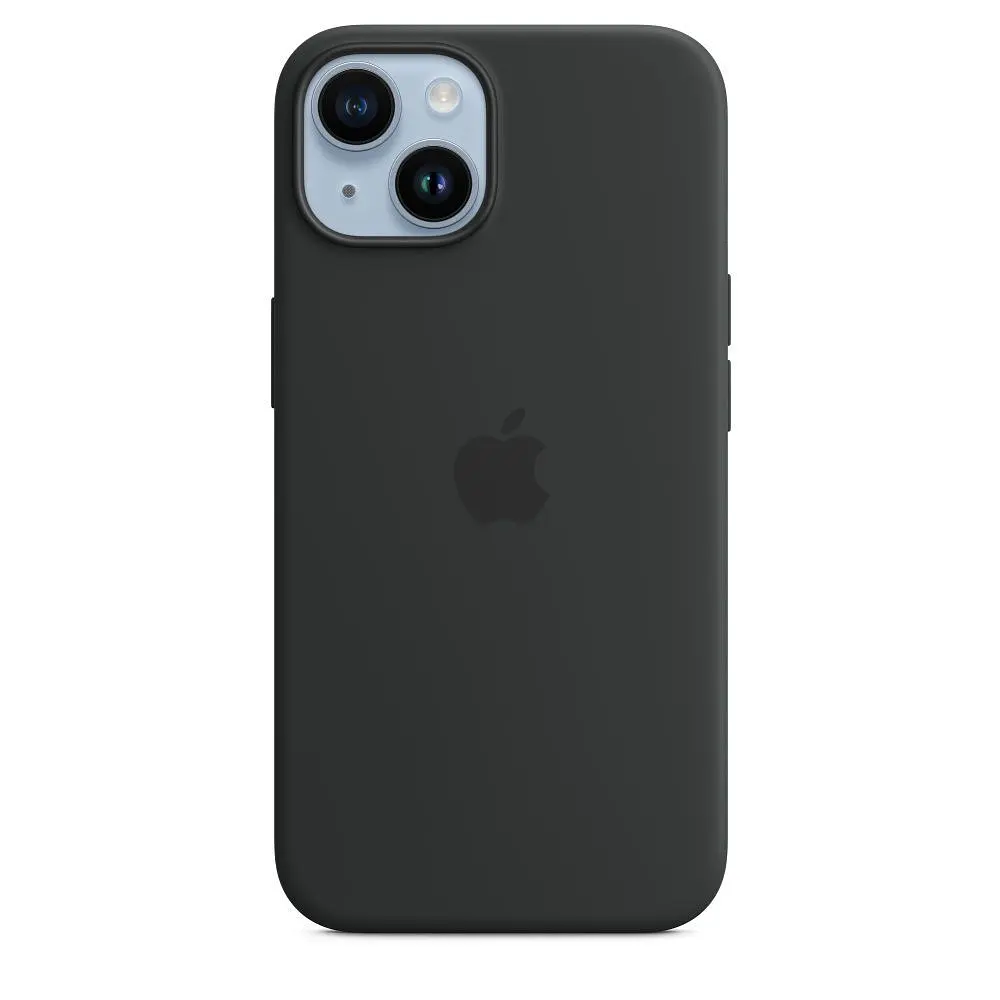 Чохол Silicone Case з MagSafe для Apple iPhone 14 (Midnight) ААА [72703] - фото 4