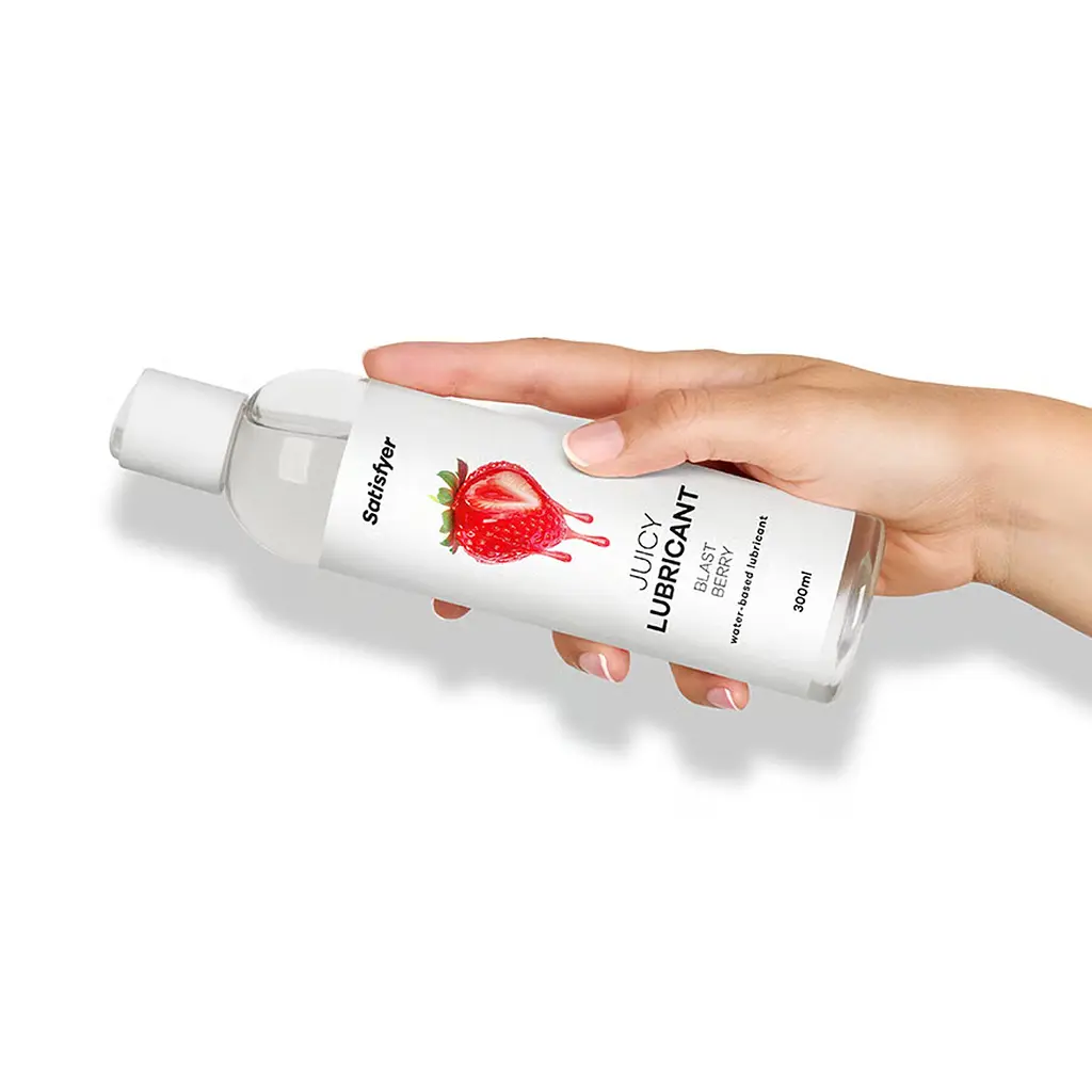 Лубрикант на водній основі Satisfyer Juicy Lubricant Blast Berry water based 300 мл - фото 6