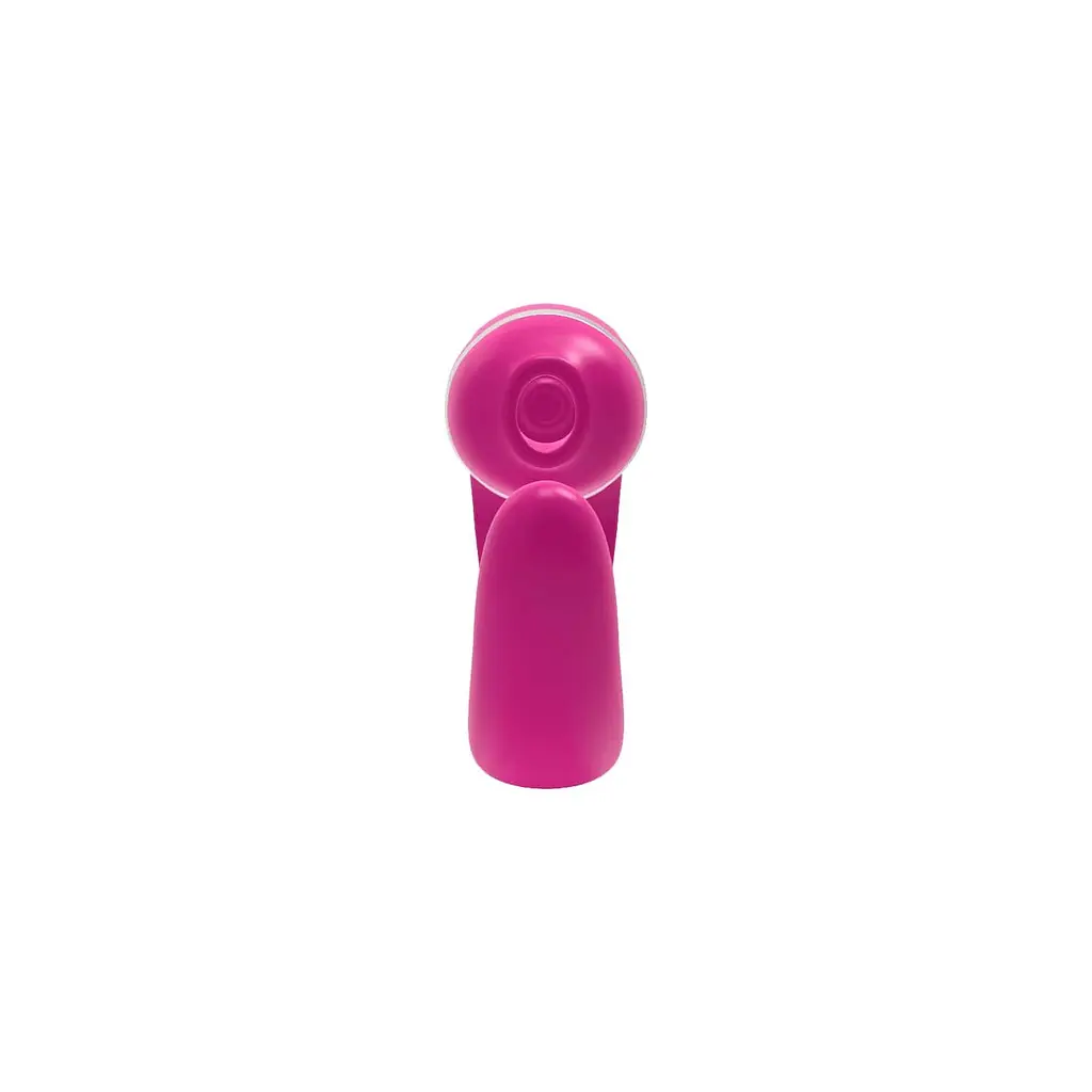 Вібратор Adrien Lastic My G із вакуумною стимуляцією клітора, 16х3.5 см рожевий - фото 6