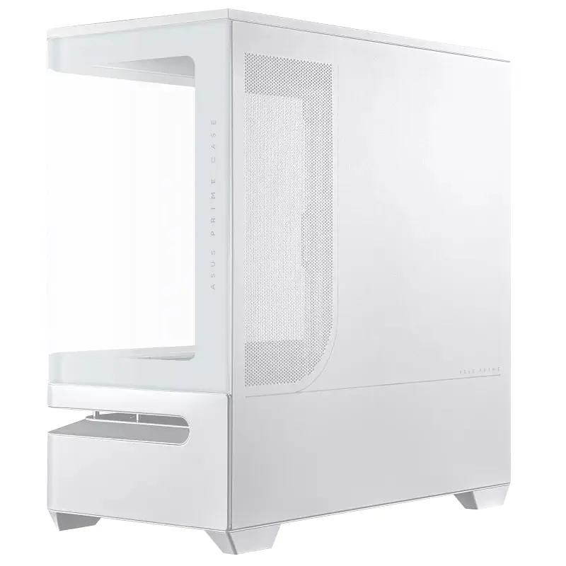 Корпус Asus Prime AP202 Tempered Glas ARGB без БР 2xUSB3.2 1xUSB Type-C Tempered Glass side mATX білий 90DC00P3-B19000 - фото 8