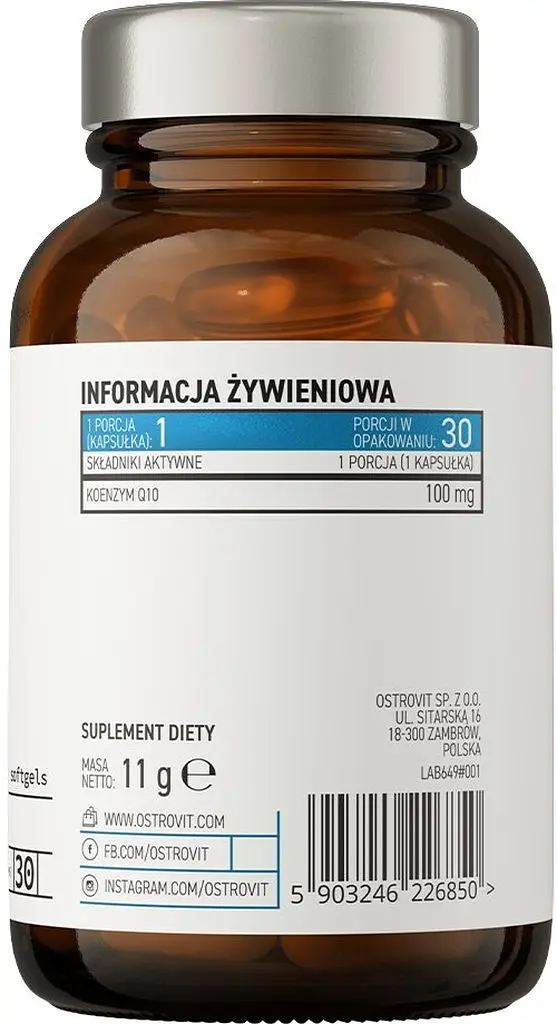 Вітаміни та мінерали OstroVit Pharma Elite Q10, 30 капсул - фото 2