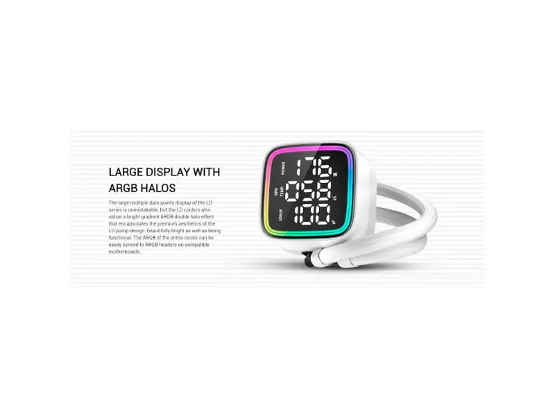 Водяне охолодження Deepcool LD360 White (R-LD360-WHDMMN-G-1) - фото 10