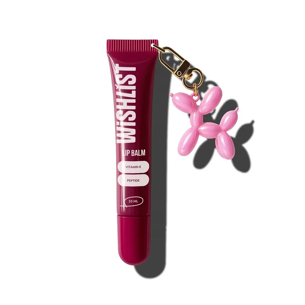 Бальзам-блиск для губ WishList Ruby Nectar Lip Gloss Balsam 10 мл + Іграшка-брелок - фото 3
