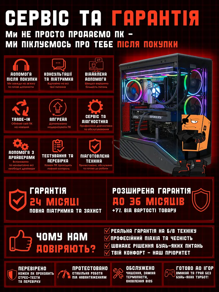 Ігровий ПК Lumen (RTX 5070 12GB / Ryzen 7 7700 / 32GB DDR5 / SSD 512GB) - фото 8