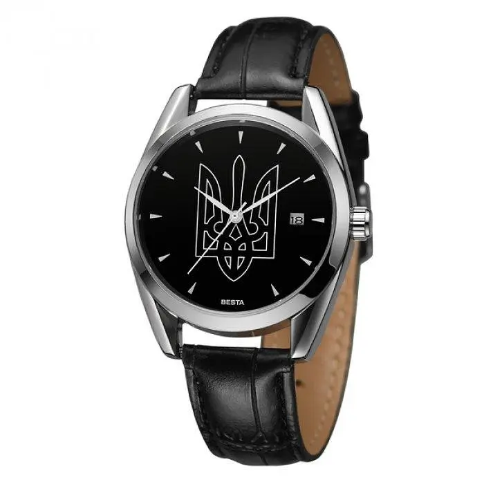 Чоловічий наручний годинник Besta pyzub Leather - фото 3
