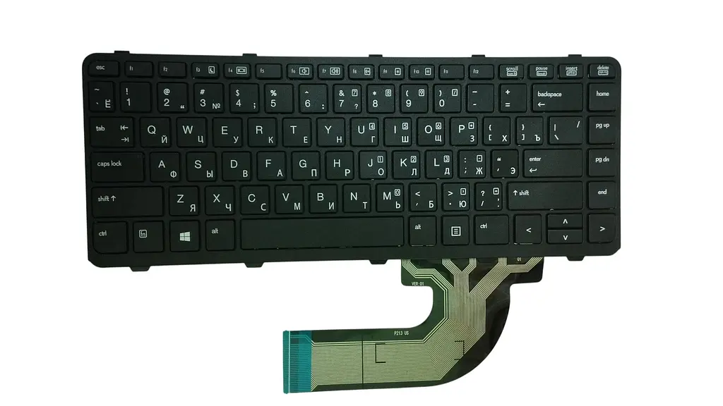 Клавіатура для ноутбука HP Probook 640 G2 з підсвічуванням (Light), Black - фото 2