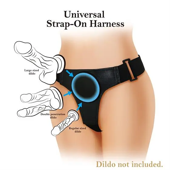 Трусики для страпону Pretty Love Harness Briefs чорні - фото 3