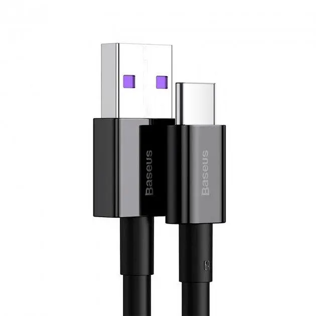Кабель Baseus Superior Series Fast Charging Data Cable USB to Type-C 66W 1 м Черный - фото 2