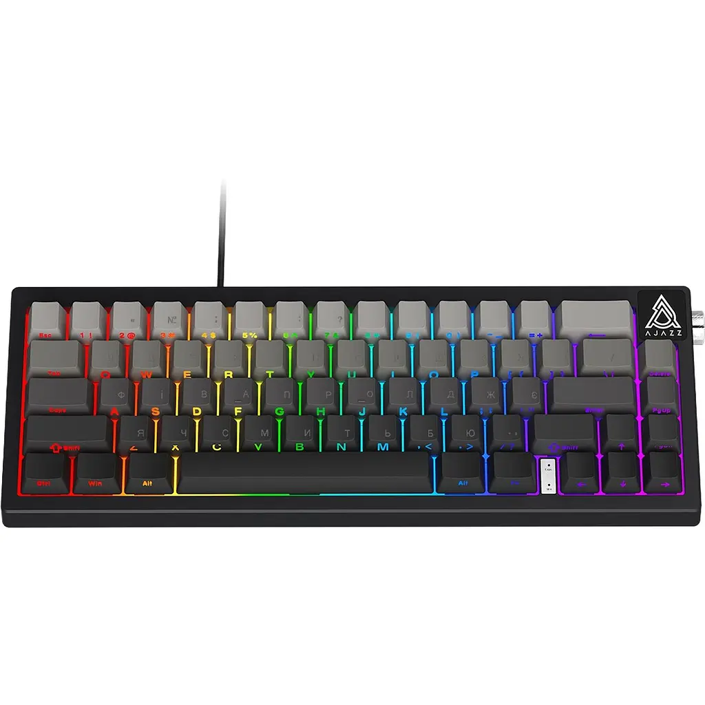 Клавиатура Ajazz AK650 Day Dream Switch Gradient Black USB-C (AK650-DD-BG) - фото 2