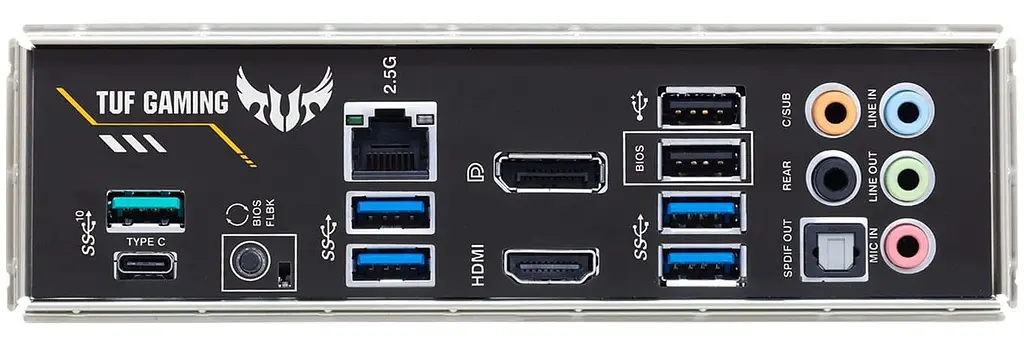 Материнська плата ASUS TUF GAMING B550-Plus (TUF Gaming B550-Plus) (Socket AM4, AMD B550, ATX) - фото 4