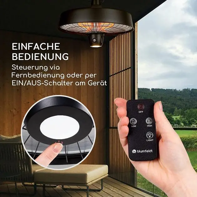 Инфракрасный обогреватель Blumfeld Camden Heat Deluxe (10035346) - фото 4