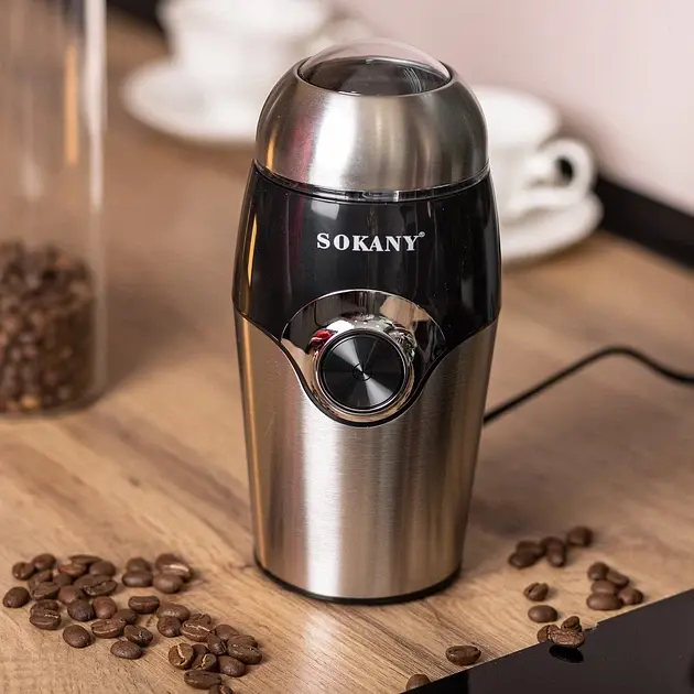 Електрична кавомолка Sokany SK-3024, 150 Вт, 50 г - фото 6