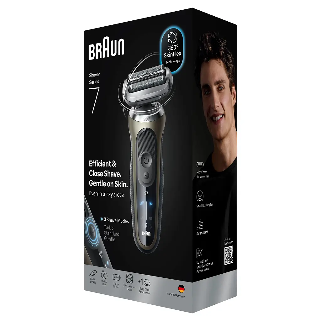 Електробритва Braun 72-C1200s Flex Wet&Dry Series 7 (00000055865) - фото 7