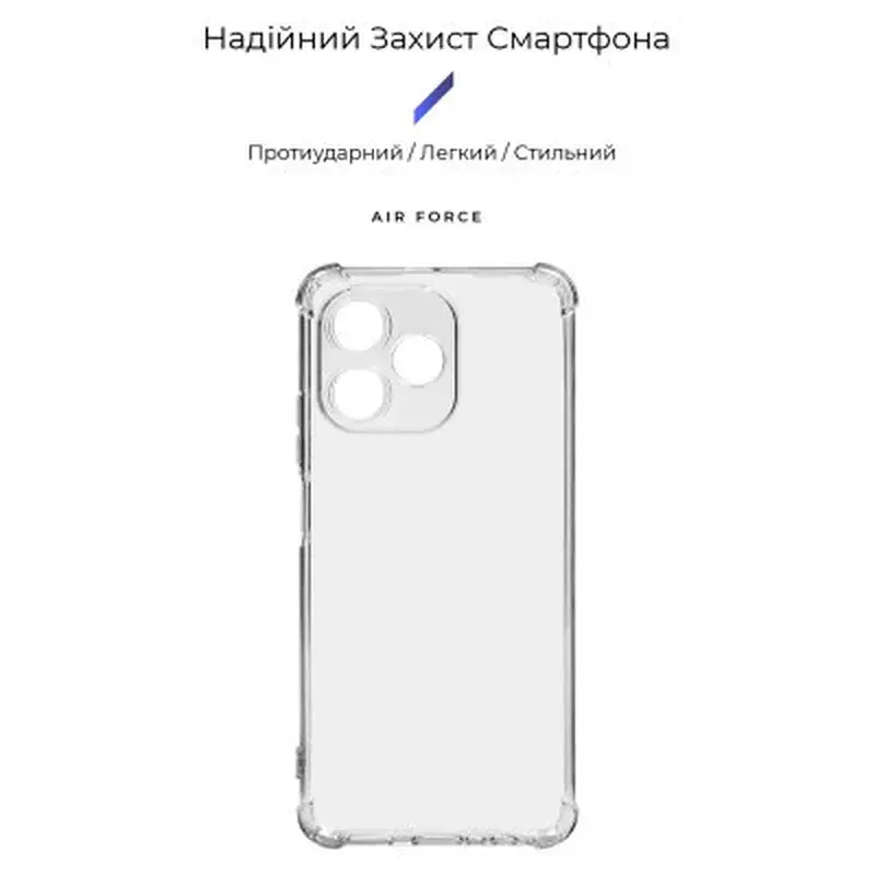 Чохол до мобільного телефона Armorstandart Air Force Realme C51 / C53 Camera cover Transparent (ARM71017) - фото 3