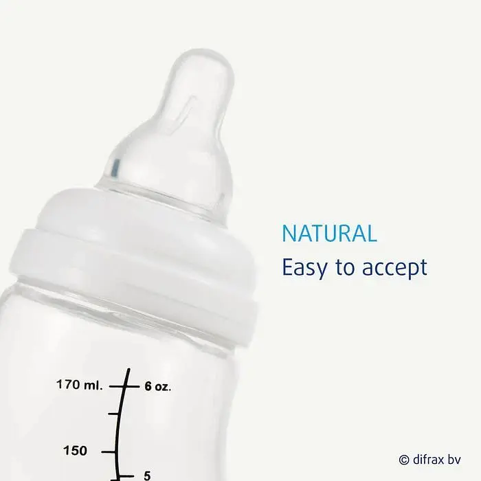 Антиколікова пляшечка для годування Difrax S-bottle Natural Ice із силіконовою соскою 170 мл (705 Ice) - фото 3