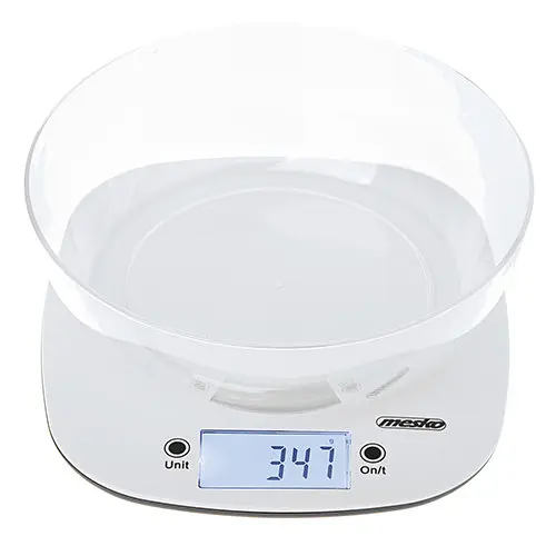 Ваги кухонні Mesko MS 3179 white - фото 2