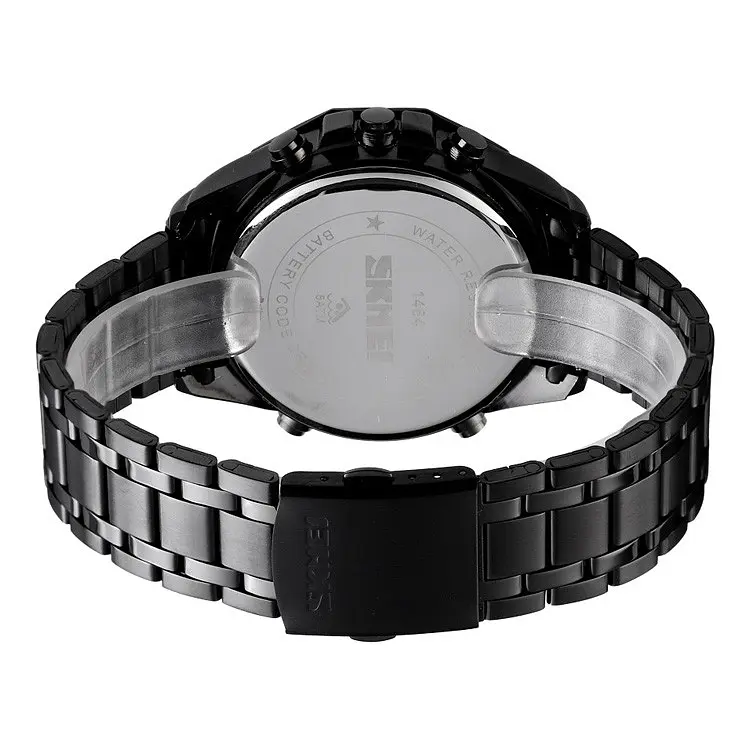 Наручний годинник чоловічий Skmei 1464 Black, 1464BK (12319) - фото 4