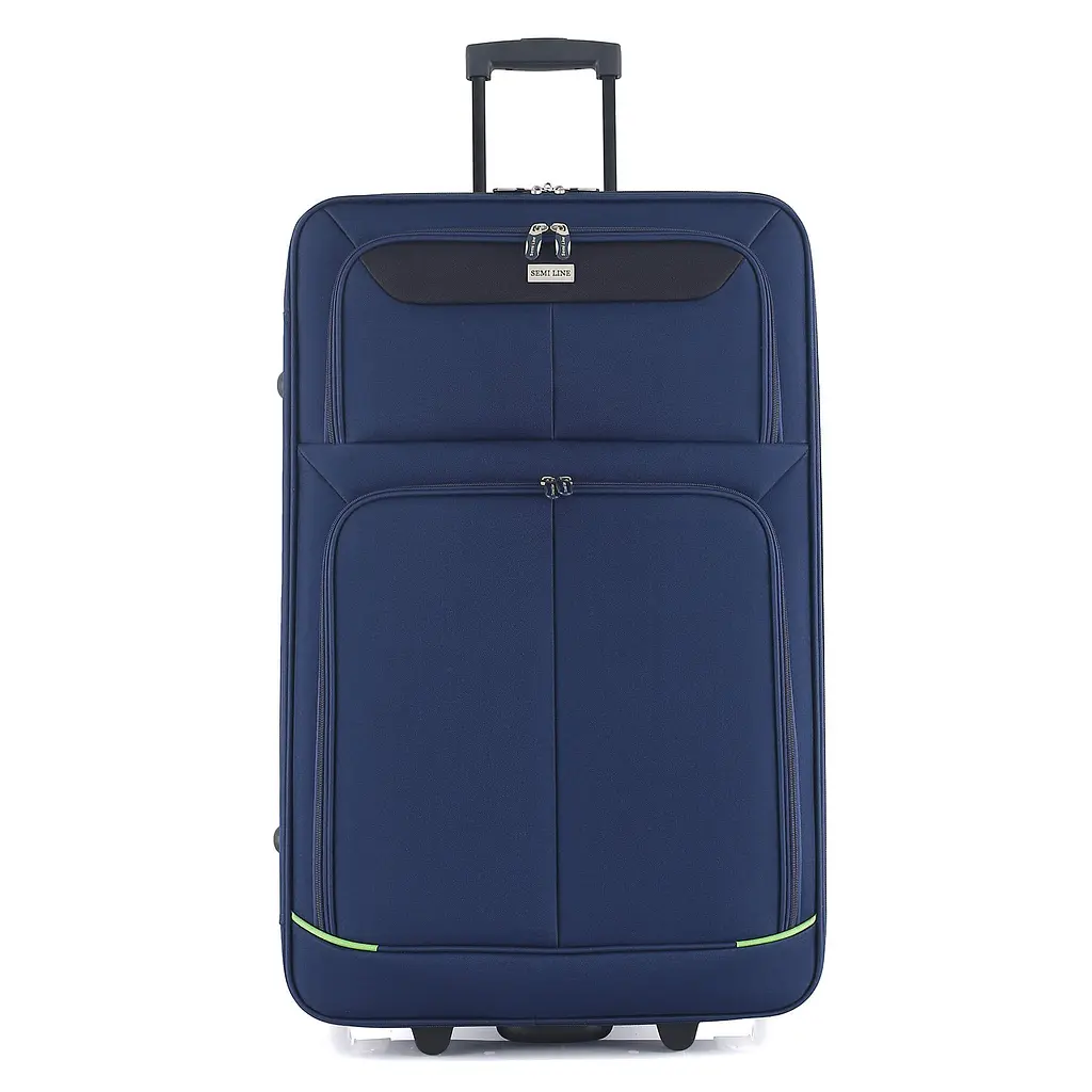 Валіза середня Semi Line 24 дюйми (M) дюйми (M) Polyester Blue (T5755-3) - фото 2