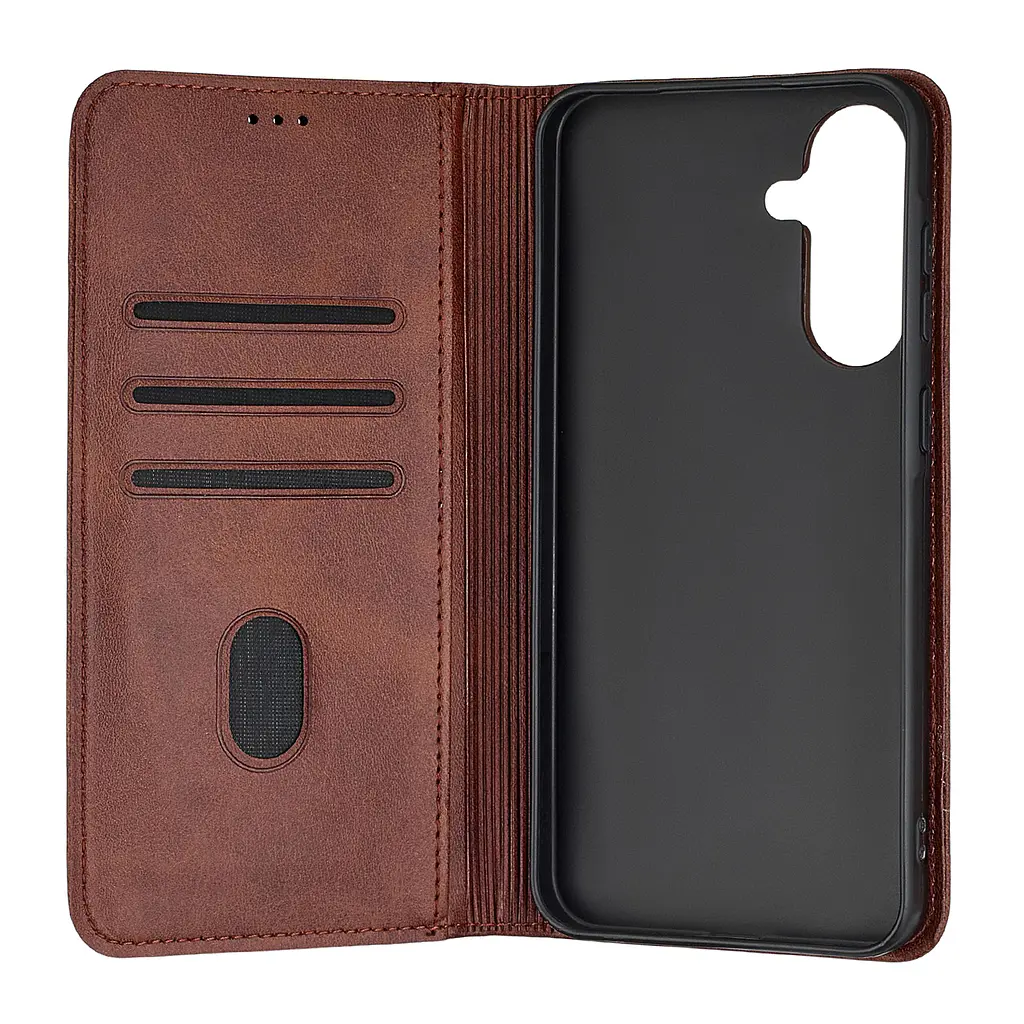 Чохол-книжка Premium Samsung A56 5G (A566) Dark Brown - фото 2