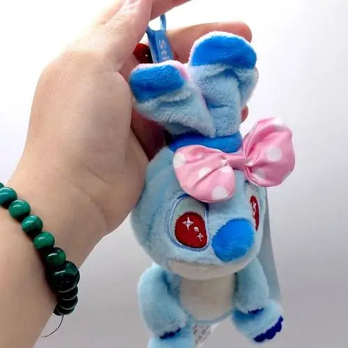 М’яка іграшка-брелок, герой-сюрприз Стіч / Stitch, висота: 19 см, іграшка-сюрприз, металеве кільце, в пакеті, в коробці - фото 4