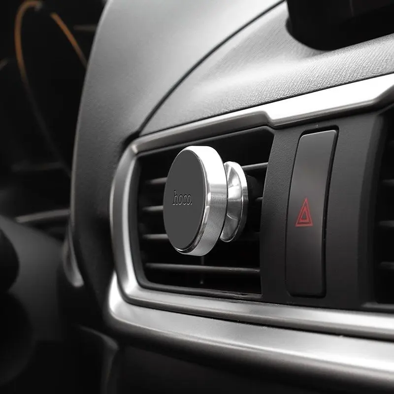 Автотримач Hoco CA47 Metal Magnetic in-car Holder for Air Outlet (Black) [73712] - фото 4