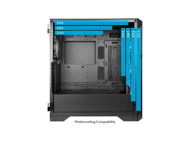 Корпус Chieftec APEX AIR Black (GA-01B-M-OP) - фото 6
