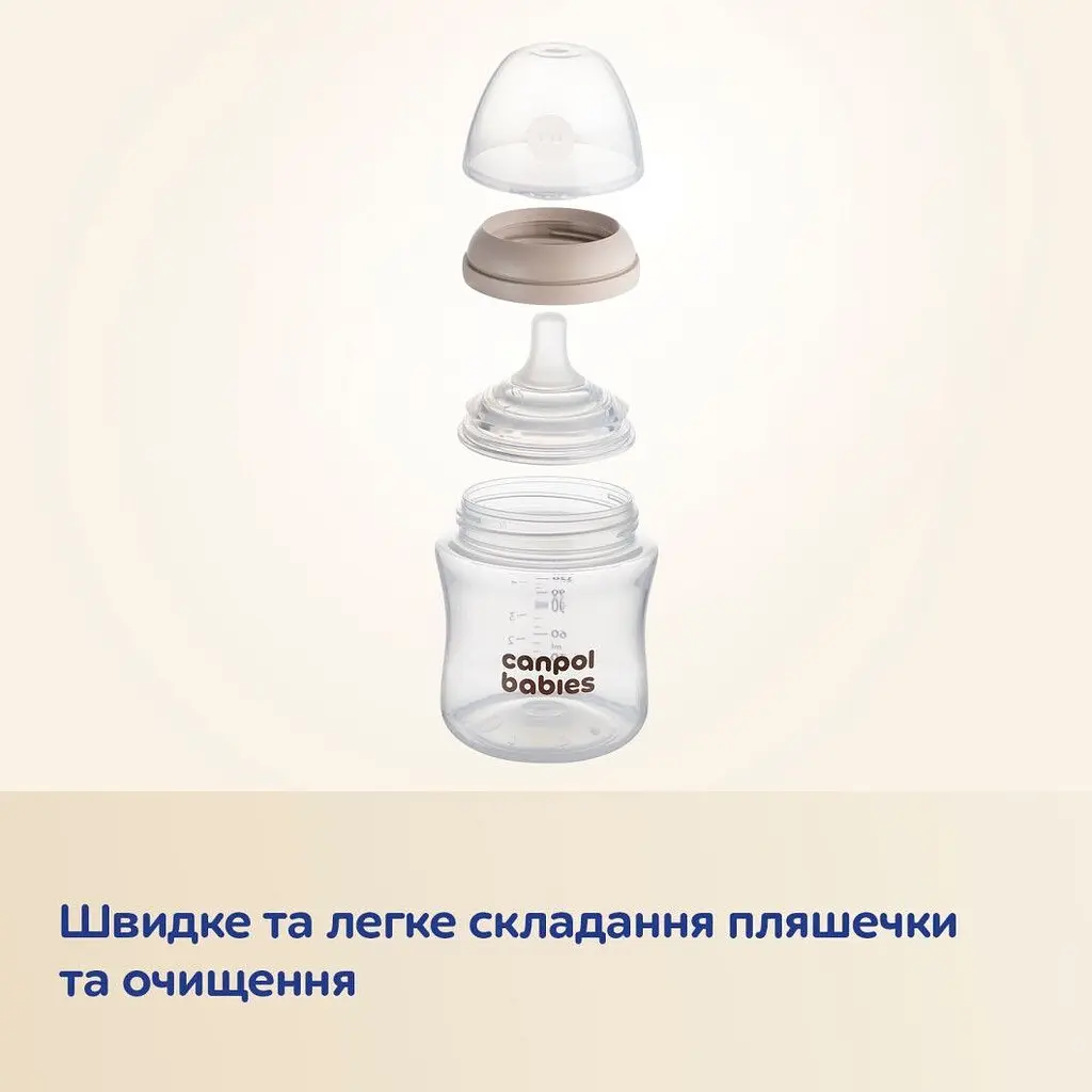 Бутылочка антиколиковая Canpol babies Natural Shape с соской Dual-zone 260 мл (35/401) - фото 8