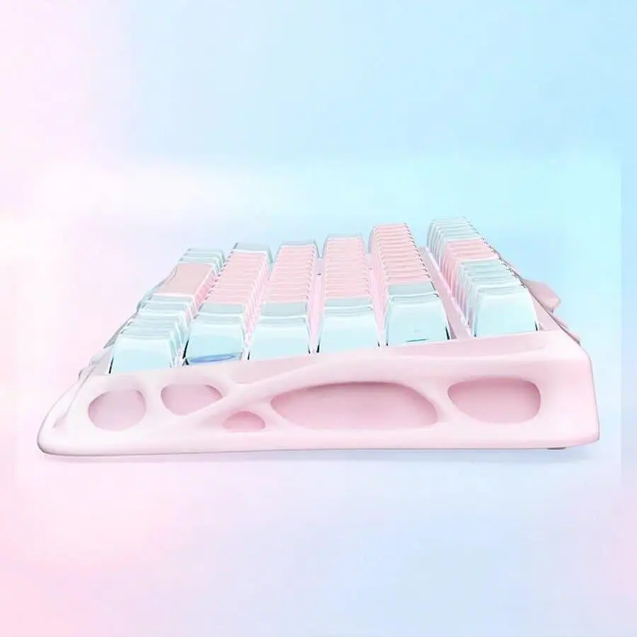 Клавиатура GravaStar Mercury K1 Lite 80keys BSUN Grey BT/WL/USB Lumen Rose (GSK1LITE_PM_PNK) - фото 6