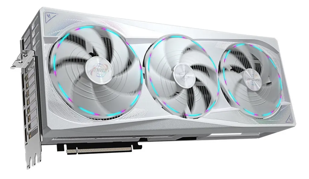 Відеокарта GF RTX 5090 32GB GDDR7 Aorus Stealth Ice Gigabyte (GV-N5090AORUSST ICE-32GD) - фото 3