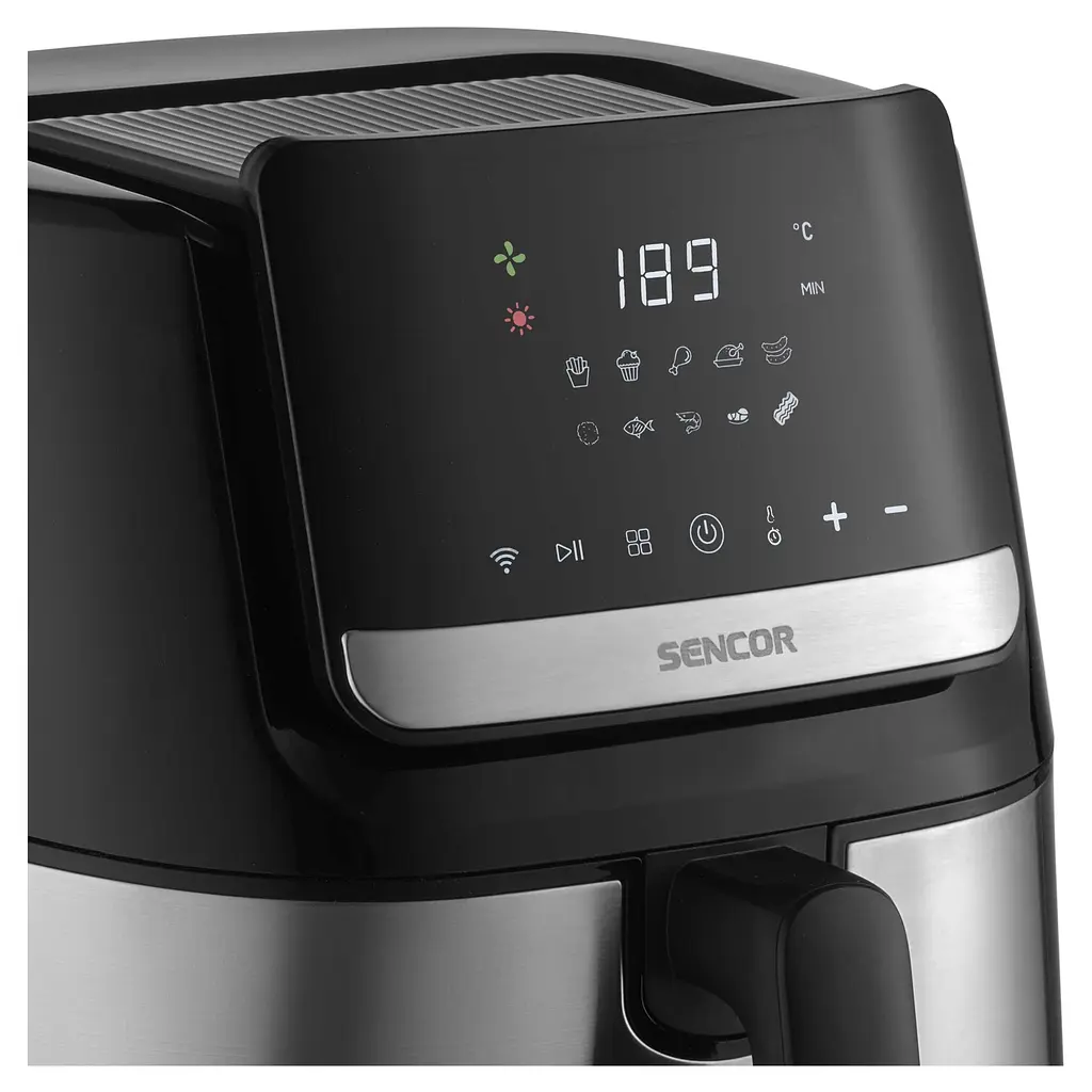 Мультипіч Sencor Vita Fryer нержавіюча сталь-чорна 1600 Вт (SFR6600SS) - фото 4