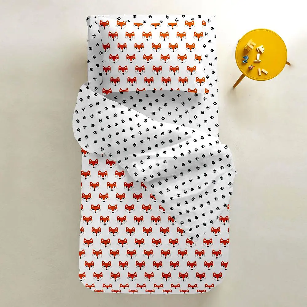 Набір наволочок Cosas Fox paws 50х70 см теракотовий (SetPillow_Fox_Paws_50х70) - фото 7